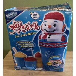 Frosty Bites Mr. Snowman Sno-Cone Maker, 1990‎ Lanard's Toys, No. 7119